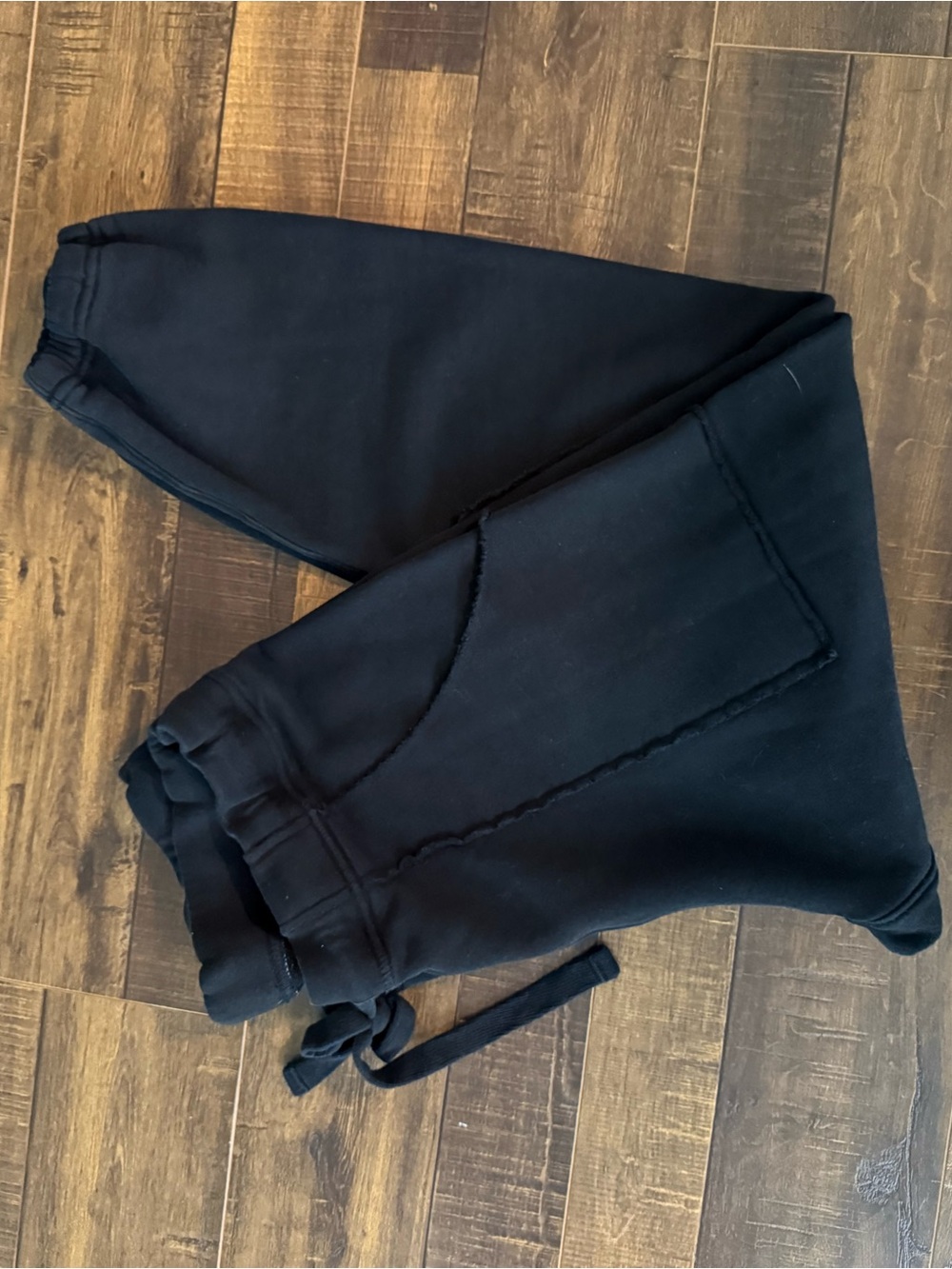 Frank & Eileen Eamon Black Drawstring Jogger Pants